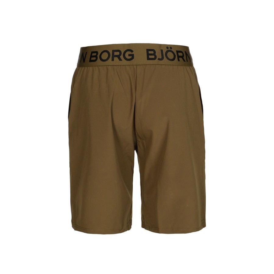 Tenniskleding Björn Borg | Borg Shorts Heren Kaki