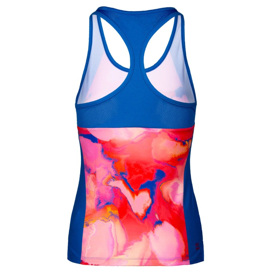 Tenniskleding BIDI BADU | Jua Tech Tanktop Dames Blauw, Veelkleurig