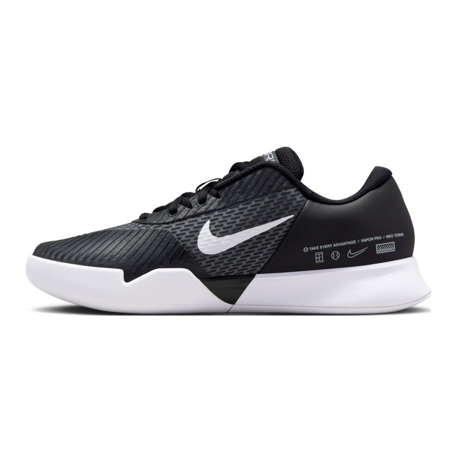 Tennisschoenen Nike | Zoom Vapor Pro 2 Tennisschoen Tapijt Heren Zwart, Wit