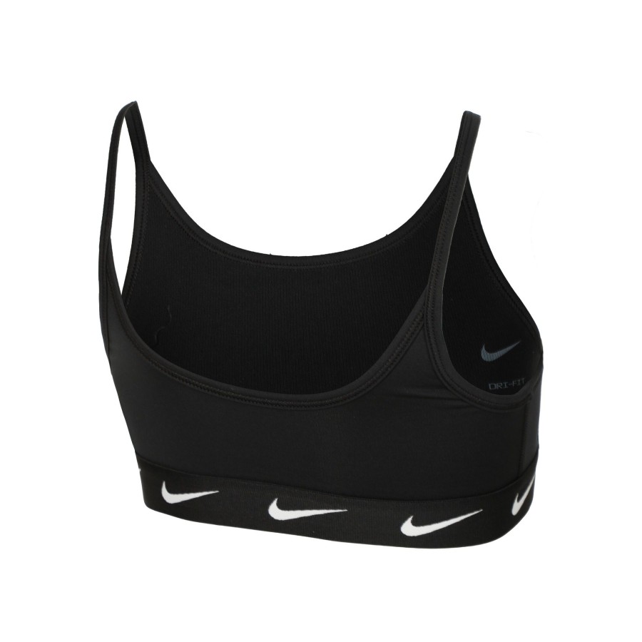 Tenniskleding Nike | Dri-Fit Big Kids Sport-Bh Meisjes Zwart