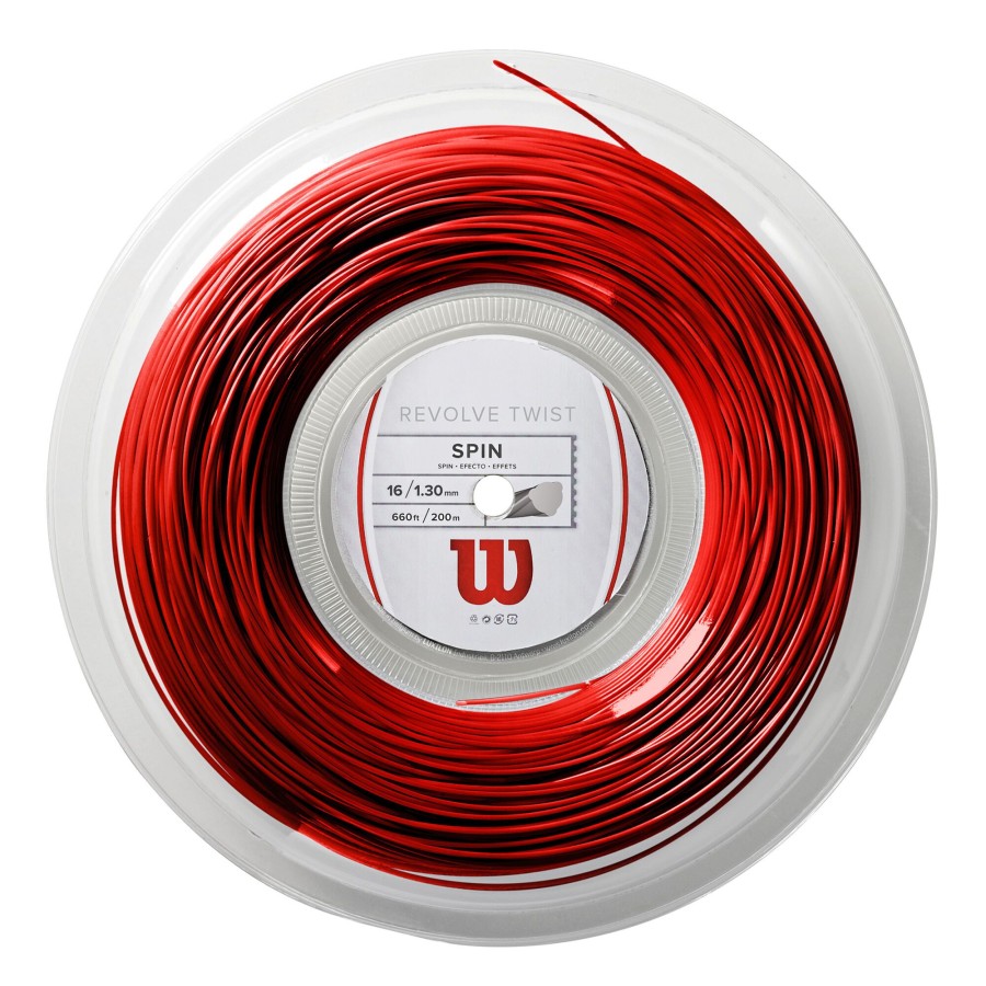 Tennissnaren Wilson | Revolve Twist Rol Snaren 200M Rood