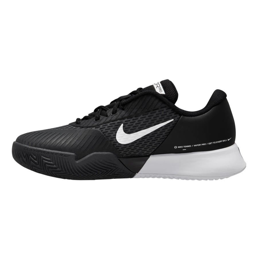 Tennisschoenen Nike | Zoom Vapor Pro 2 Gravelschoen Dames Zwart, Wit