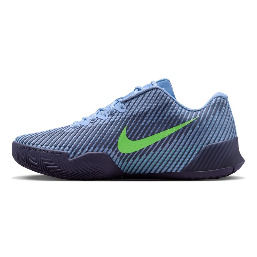 Tennisschoenen Nike | Zoom Vapor 11 Gravelschoen Heren Mauve, Neongroen