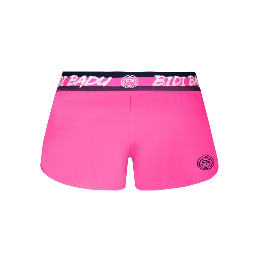 Tenniskleding BIDI BADU | Tiida Tech 2In1 Shorts Dames Pink, Donkerblauw