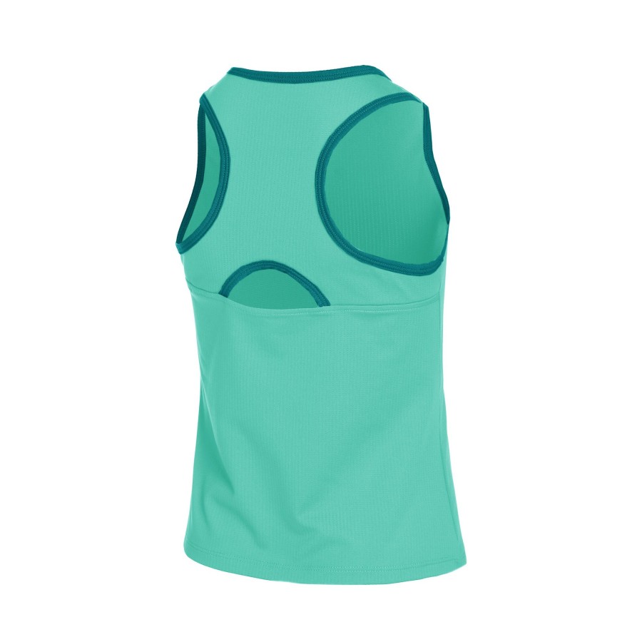 Tenniskleding Nike | Dri-Fit Court Dimension Tanktop Meisjes Mint, Petrolblauw