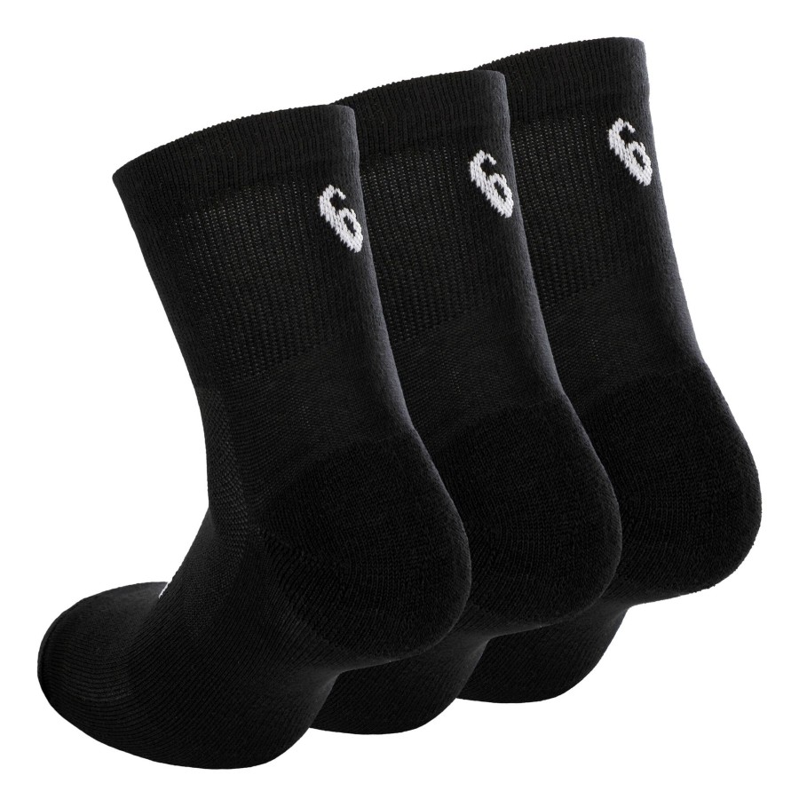 Tenniskleding ASICS | Quarter Sportsokken Verpakking 3 Stuks Zwart, Wit