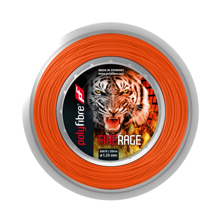Tennissnaren Polyfibre | Fire Rage 200M Rol Snaren