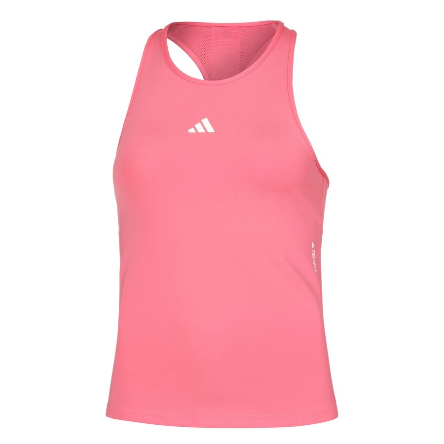 Tenniskleding adidas | Tech-Fit Train Tanktop Dames Pink