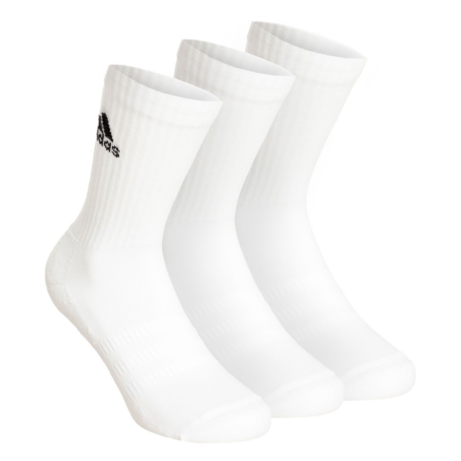 Tenniskleding adidas | Crew Sportswear Ankle Sportsokken Wit, Zwart