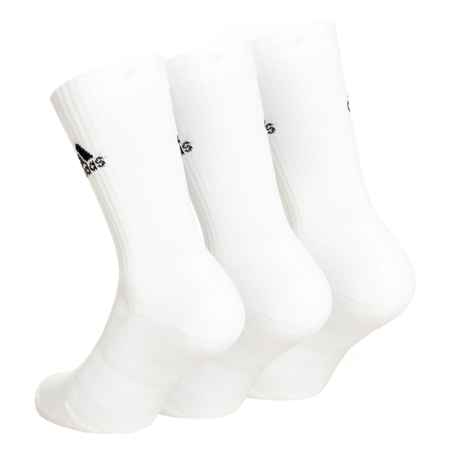 Tenniskleding adidas | Crew Sportswear Ankle Sportsokken Wit, Zwart