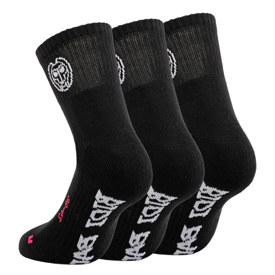 Tenniskleding BIDI BADU | Anchor Ankle Move Tennissokken Verpakking 3 Stuks Zwart