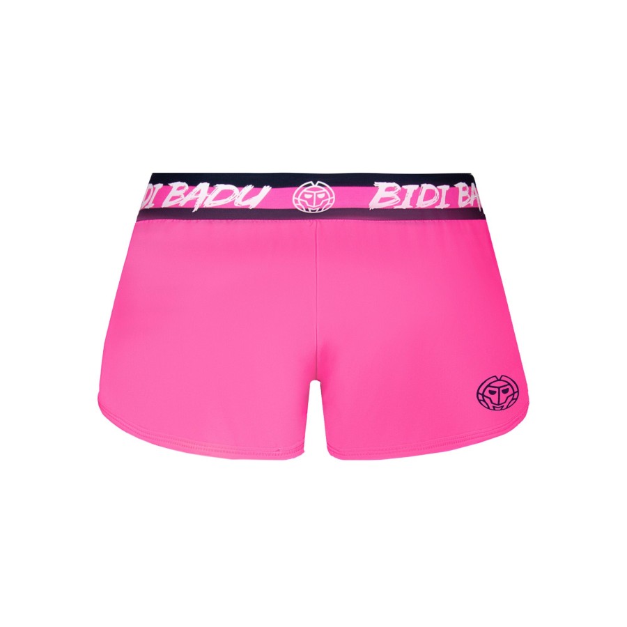 Tenniskleding BIDI BADU | Cara Tech 2In1 Shorts Meisjes Pink, Donkerblauw