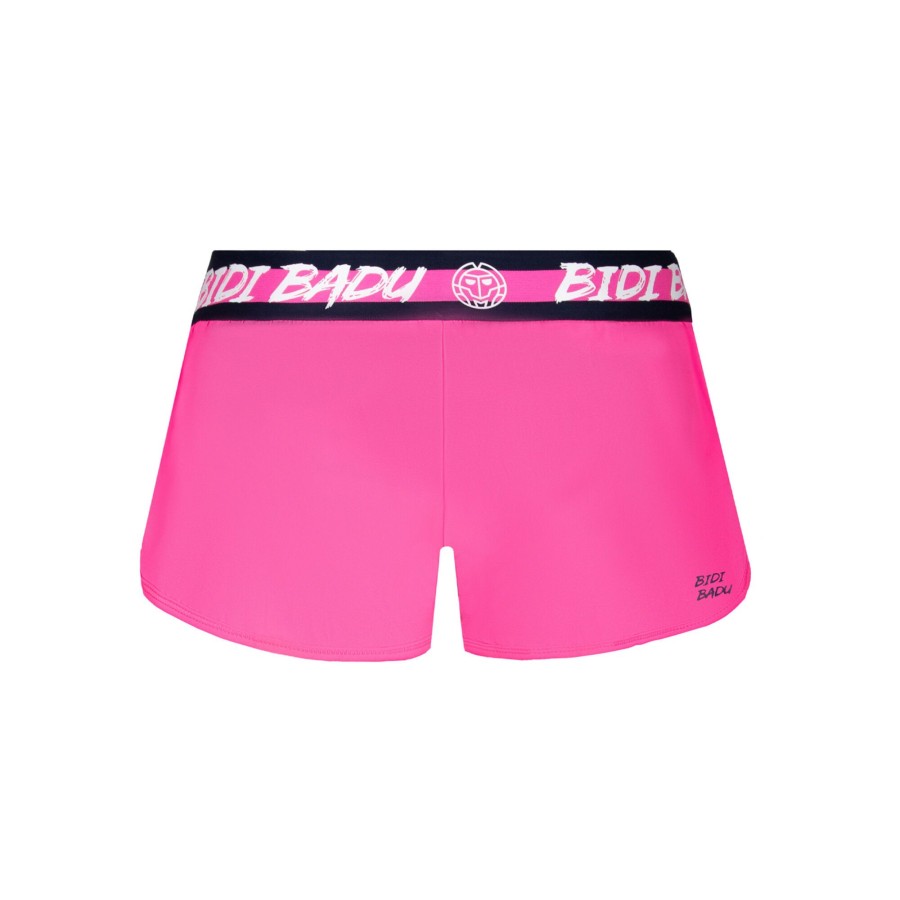 Tenniskleding BIDI BADU | Cara Tech 2In1 Shorts Meisjes Pink, Donkerblauw
