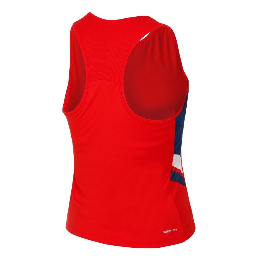 Tenniskleding Lotto | Squadra Iii Tanktop Dames Rood