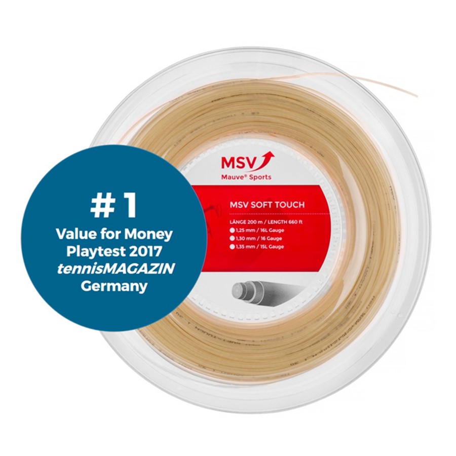 Tennissnaren MSV | Soft-Touch Rol Snaren 200M