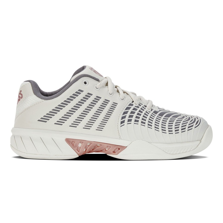 Tennisschoenen K-Swiss | Express Light 3 Tennisschoen Tapijt Dames Wit, Grijs