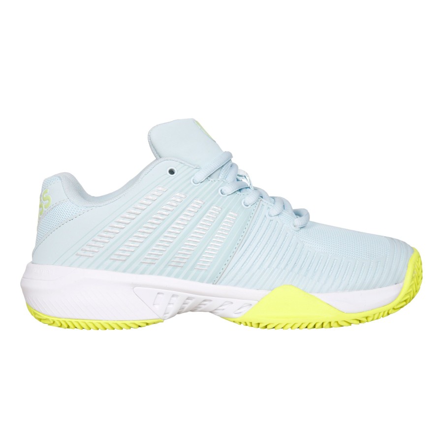 Tennisschoenen K-Swiss | Express Light 2 Dames Lichtblauw, Neongroen