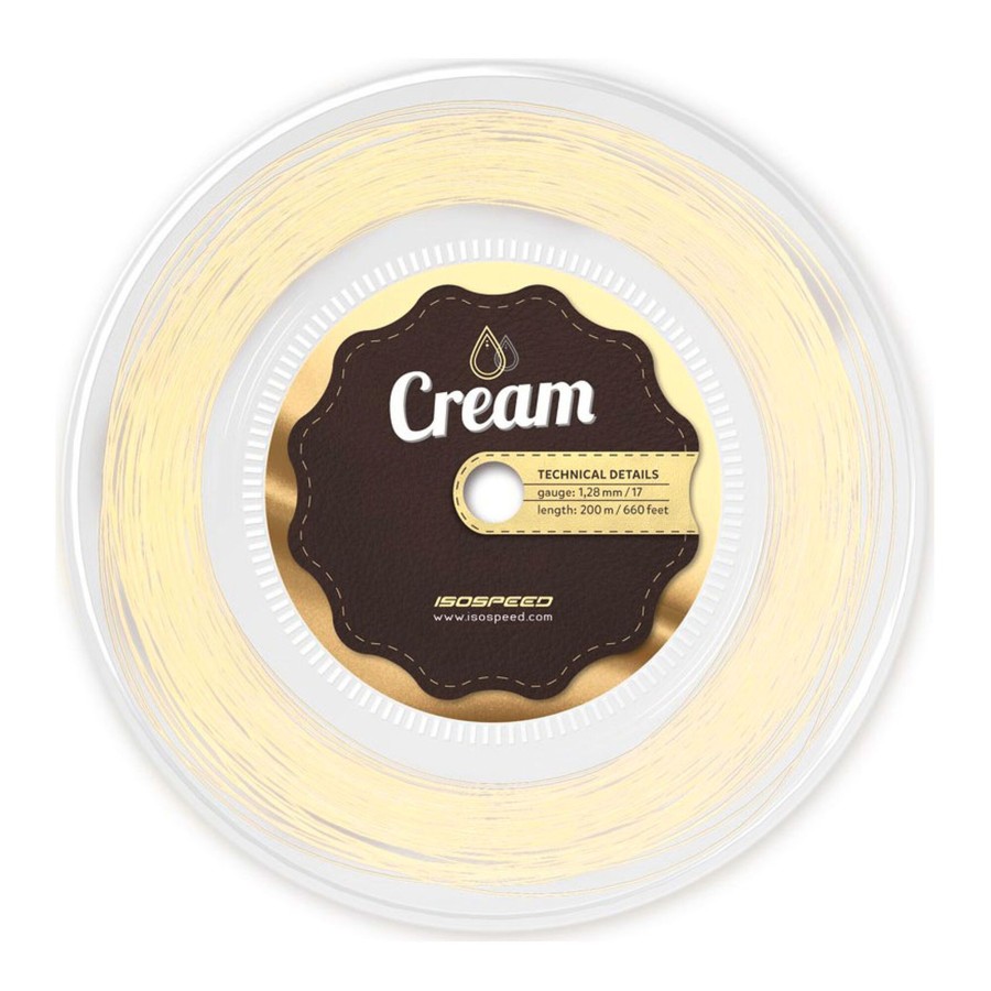 Tennissnaren Isospeed | Cream Rol Snaren 200M