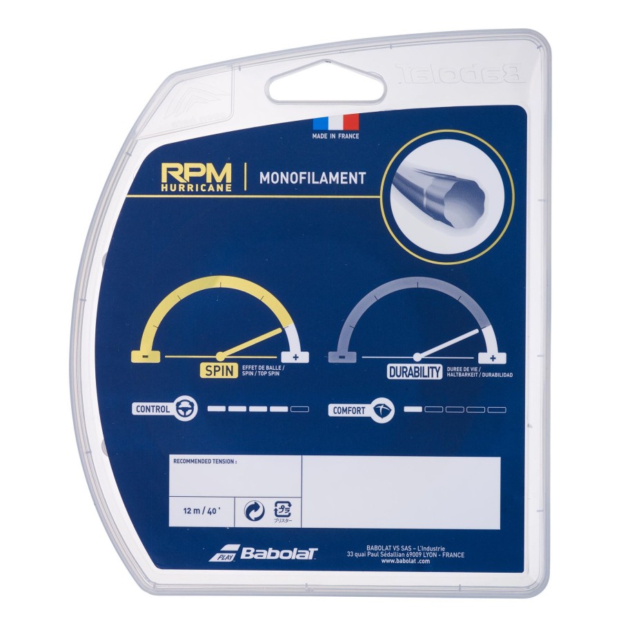 Tennissnaren Babolat | Rpm Hurricane Set Snaren 12M