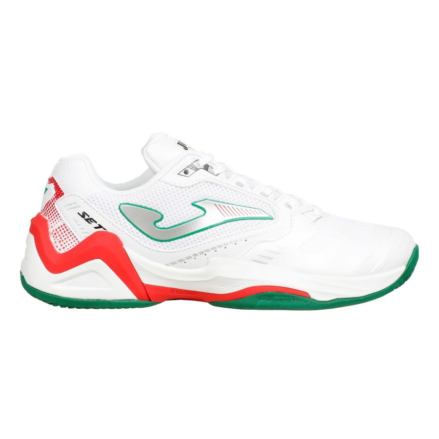 Tennisschoenen Joma | Set Gravelschoen Heren Wit, Groen