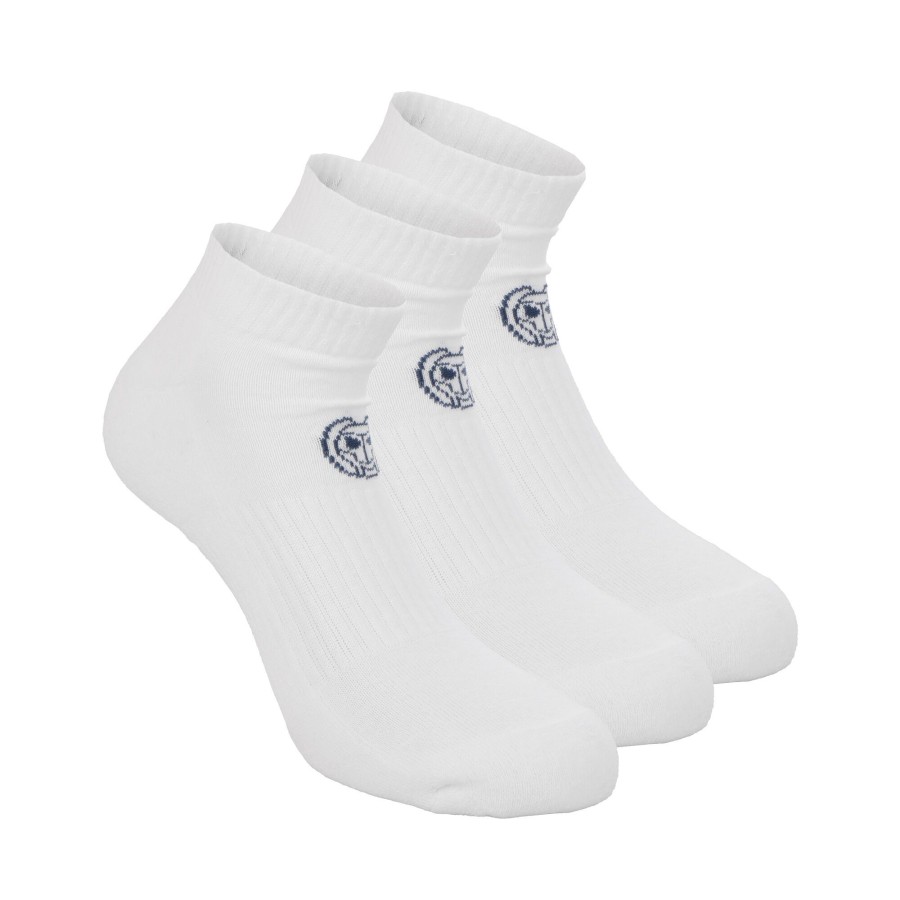 Tenniskleding BIDI BADU | No Party No Show Move Tennissokken Verpakking 3 Stuks Wit, Zwart