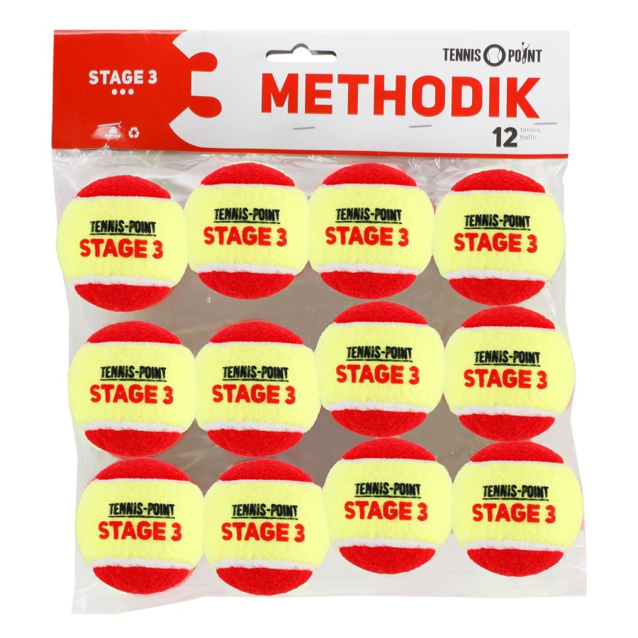 Tennisballen Tennis-Point | Stage 3 Zak 12 Stuks