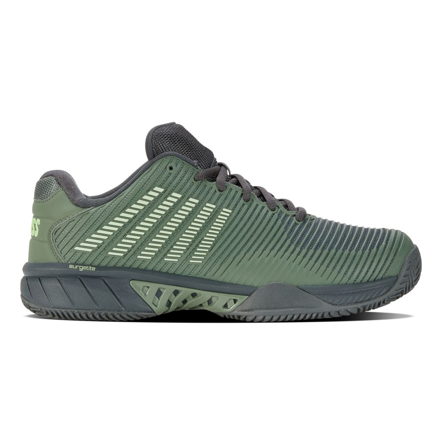 Tennisschoenen K-Swiss | Hypercourt Express 2 Gravelschoen Heren Olijf