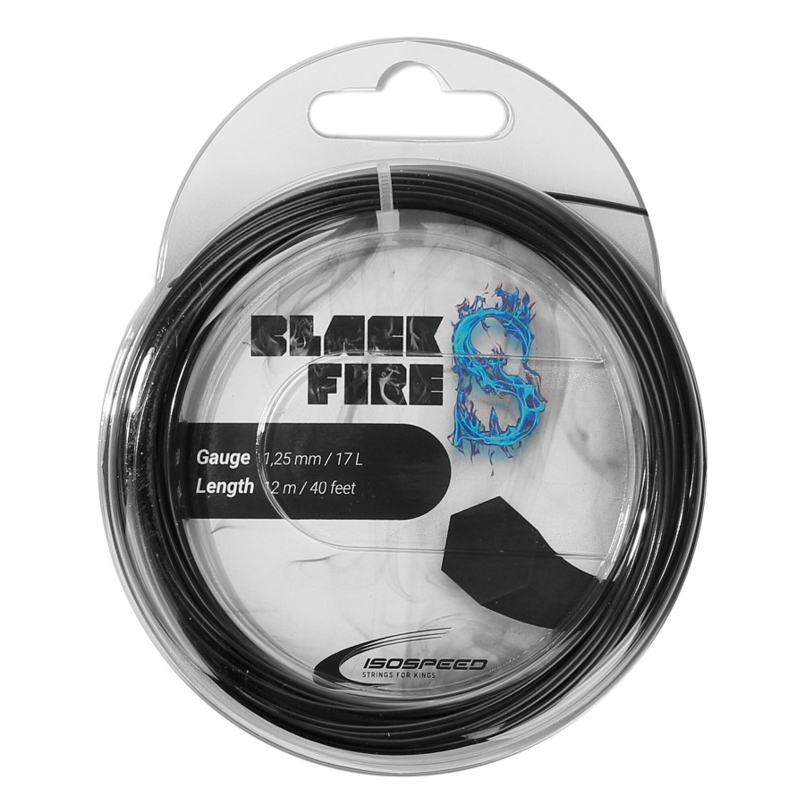 Tennissnaren Isospeed | Black Fires Set Snaren 12M