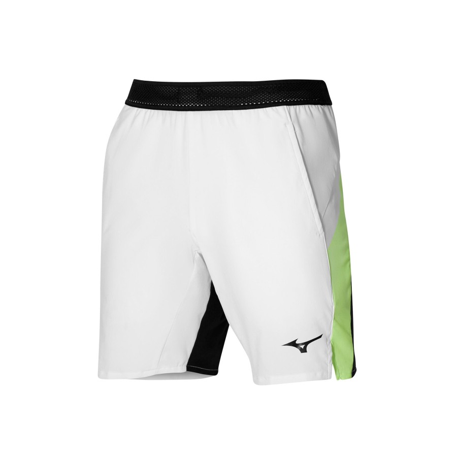 Tenniskleding Mizuno | Release 8In Amplify Shorts Heren Wit, Veelkleurig