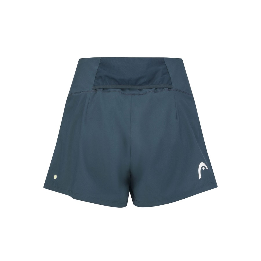 Tenniskleding HEAD | Dynamic Short Voor Tennisballen Dames Donkerblauw