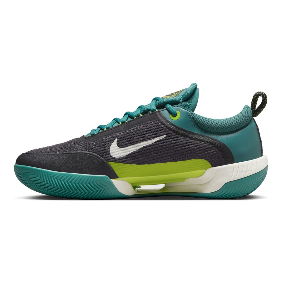 Tennisschoenen Nike | Zoom Court Nxt Gravelschoen Heren Petrolblauw, Zwart