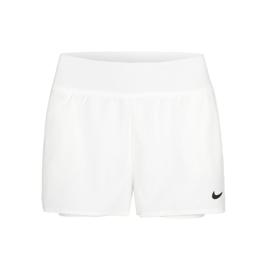 Tenniskleding Nike | Court Victory Flex Shorts Dames Wit