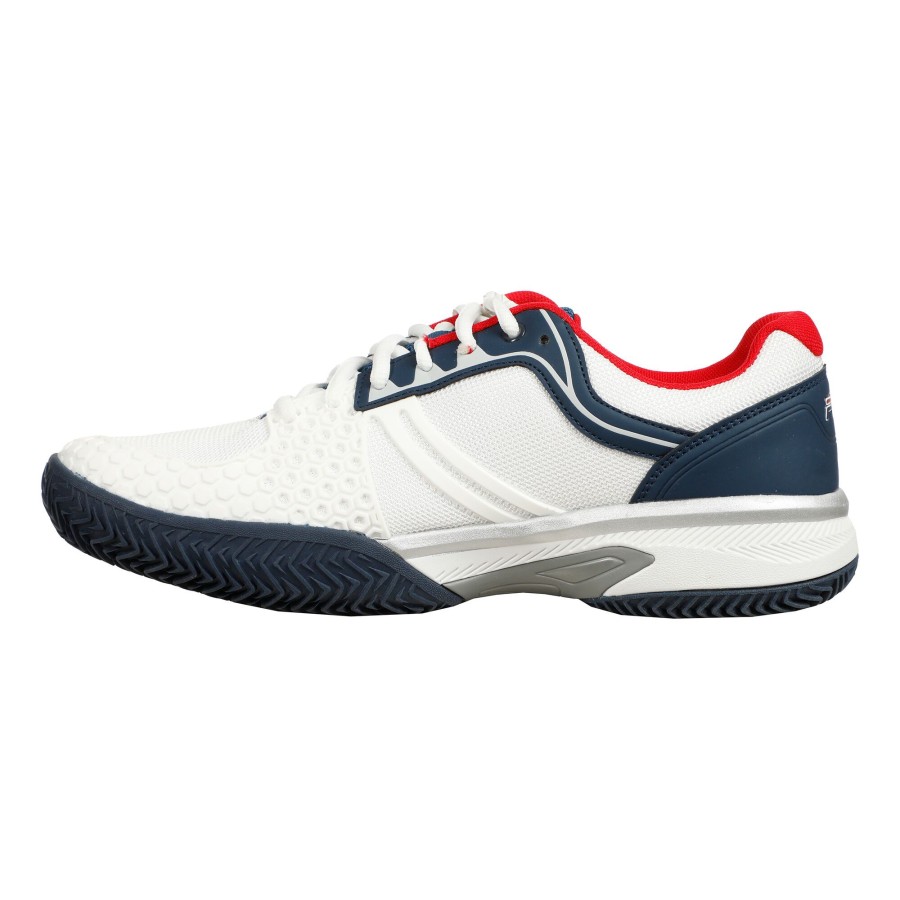 Tennisschoenen Fila | Sabbia Lite Gravelschoen Heren Wit, Donkerblauw