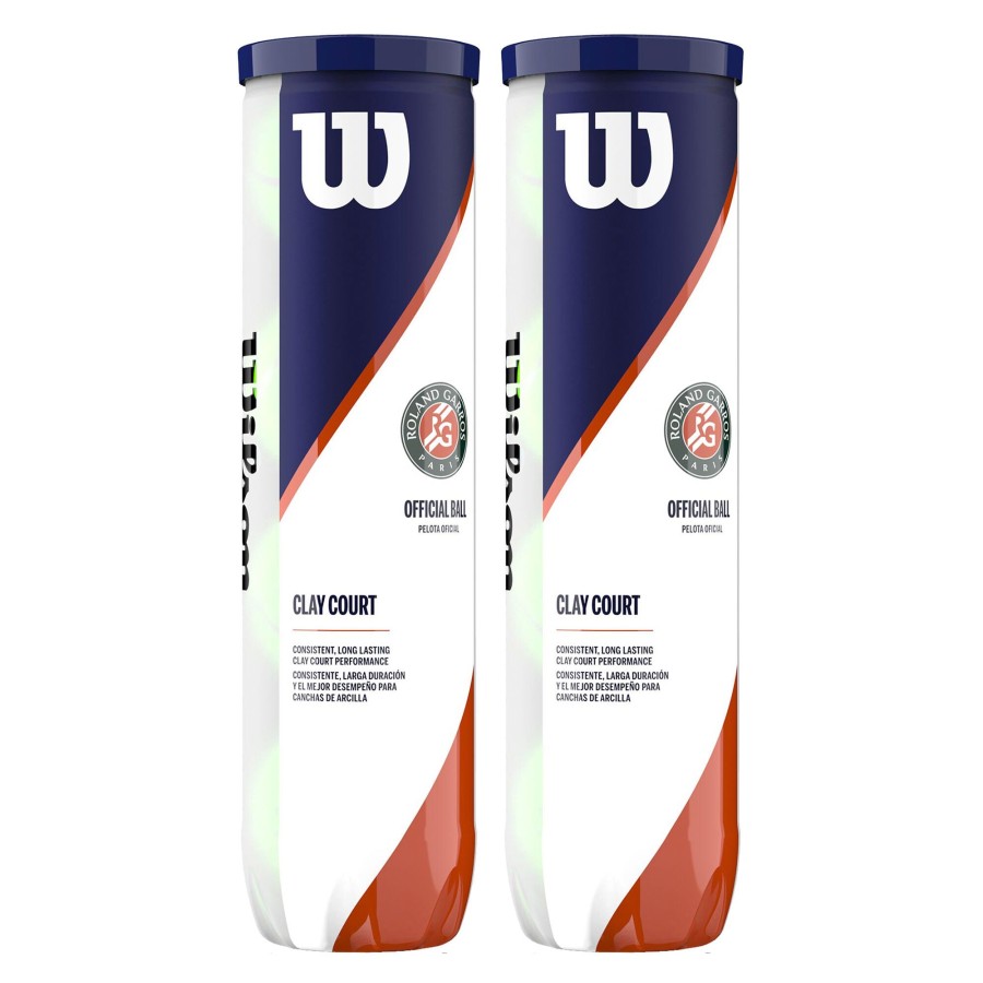 Tennisballen Wilson | Roland Garros Official 4Er Bi Pack