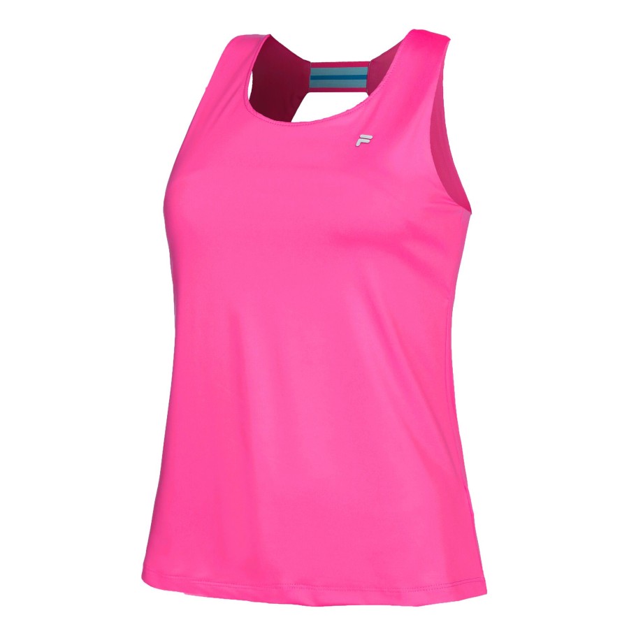 Tenniskleding Fila | Alissa Tanktop Dames Pink, Veelkleurig
