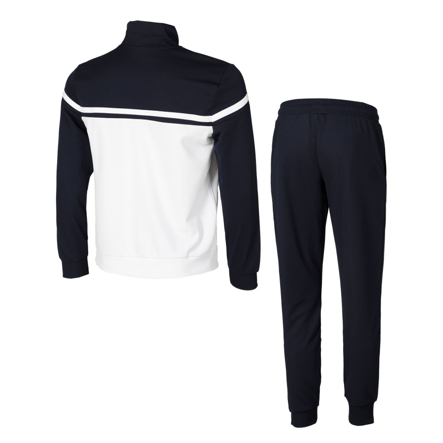 Tenniskleding Lotto | Circle Trainingspak Heren Wit, Donkerblauw