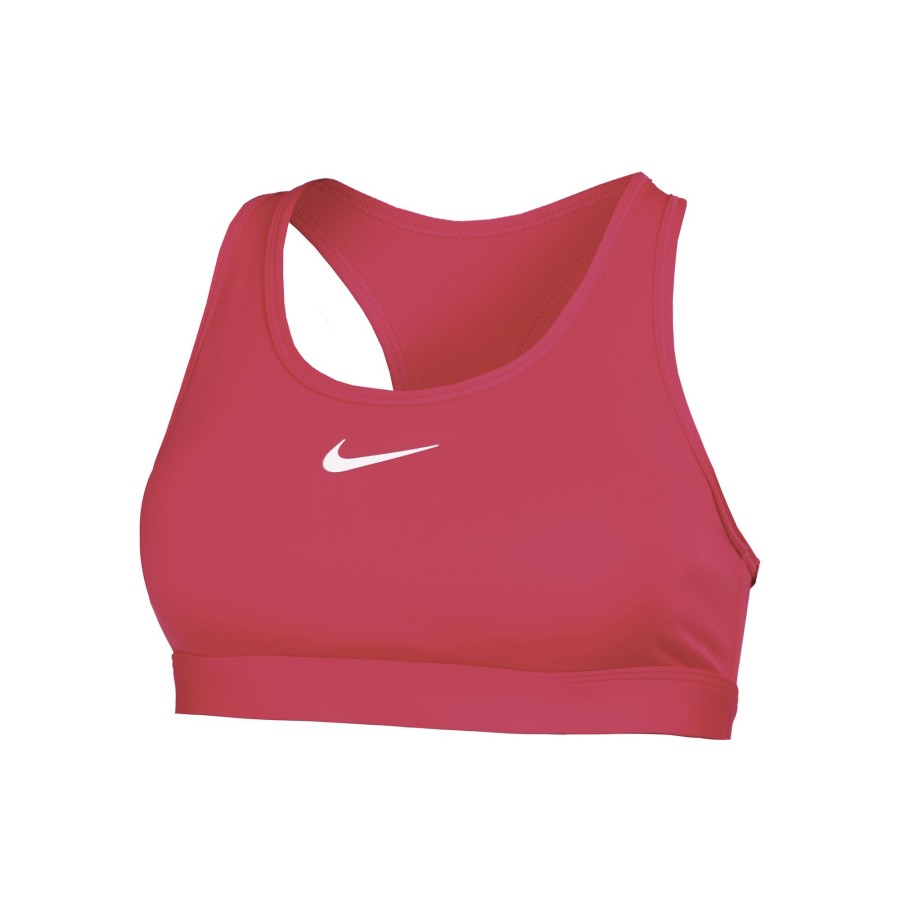 Tenniskleding Nike | Swoosh Medium Sport-Bh Dames Pink