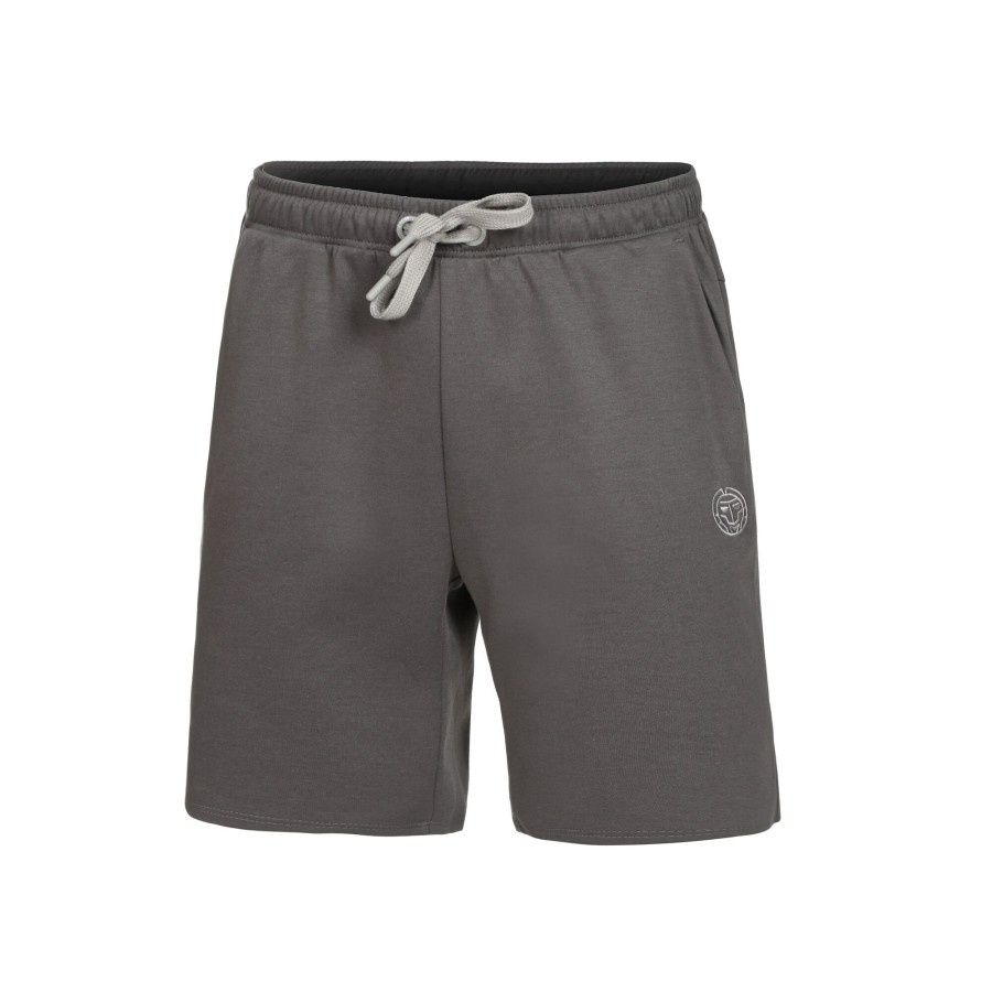 Tenniskleding BIDI BADU | Crew Shorts Jongens Grijs