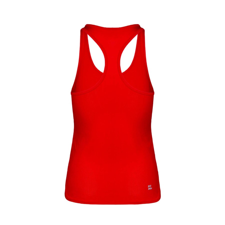 Tenniskleding BIDI BADU | Rahel Tech Tanktop Meisjes Rood