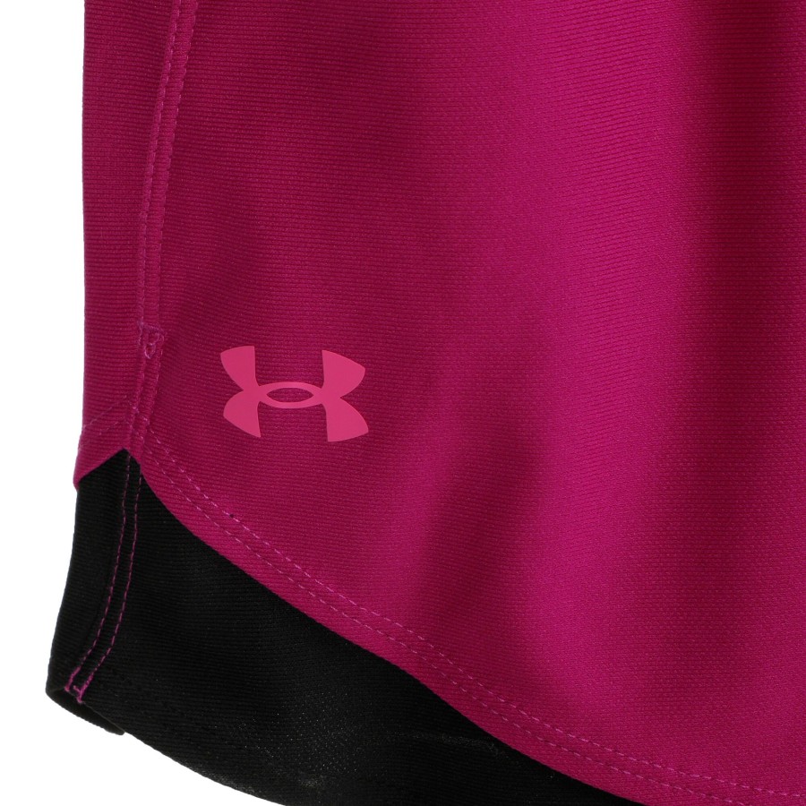 Tenniskleding Under Armour | Play Up 3.0 Shorts Dames Paars, Zwart