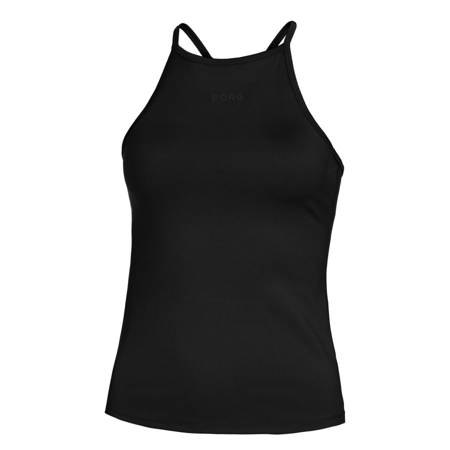 Tenniskleding Björn Borg | Borg Strap Tanktop Dames Zwart