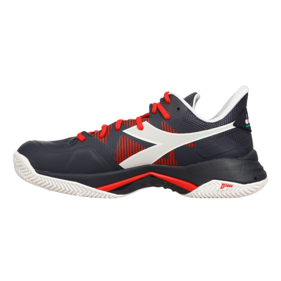 Tennisschoenen Diadora | B.Icon 2 Gravelschoen Heren Donkerblauw, Rood