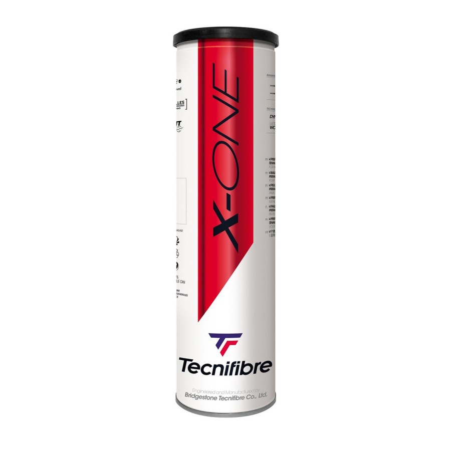 Tennisballen Tecnifibre | X-One Verpakking 4 Stuks