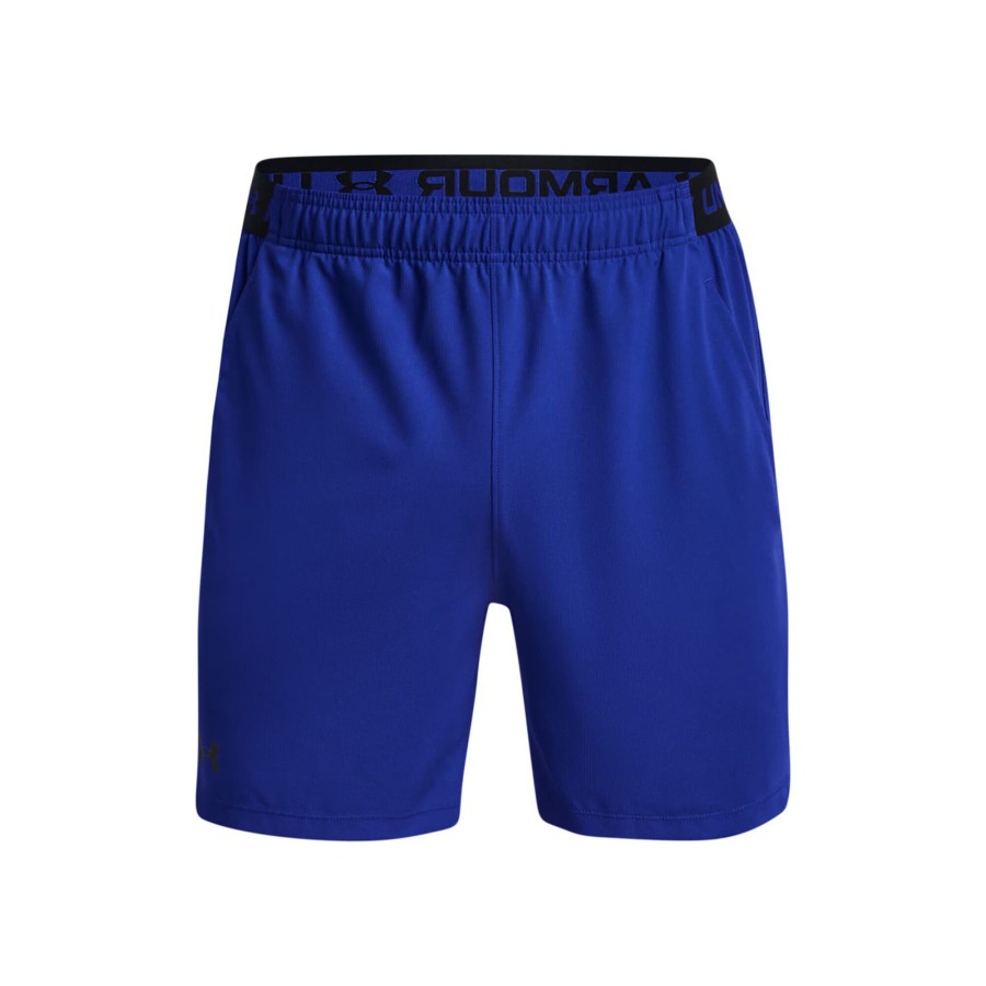 Tenniskleding Under Armour | Vanish Woven 6In Graphic Shorts Heren Blauw