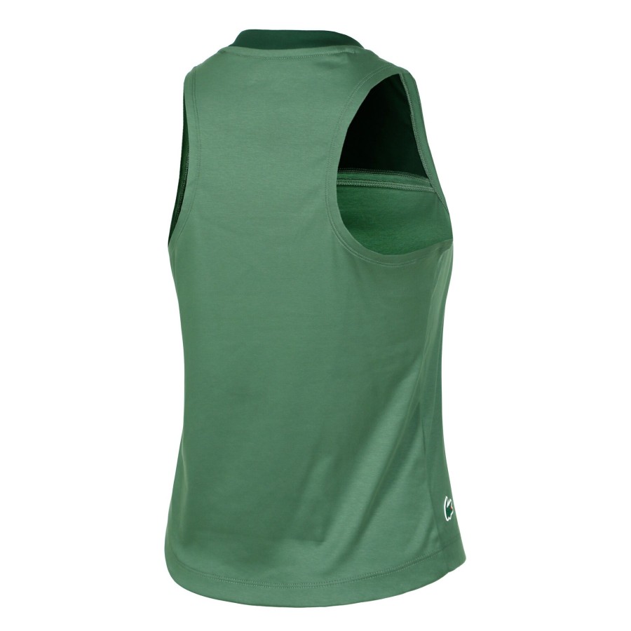 Tenniskleding Lacoste | Active Performance Tanktop Dames Olijf, Donkergroen