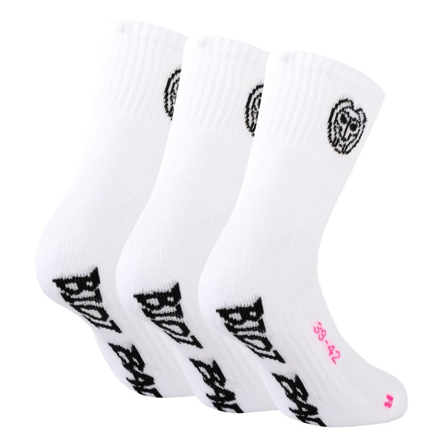 Tenniskleding BIDI BADU | Anchor Ankle Move Verpakking 3 Stuks Wit