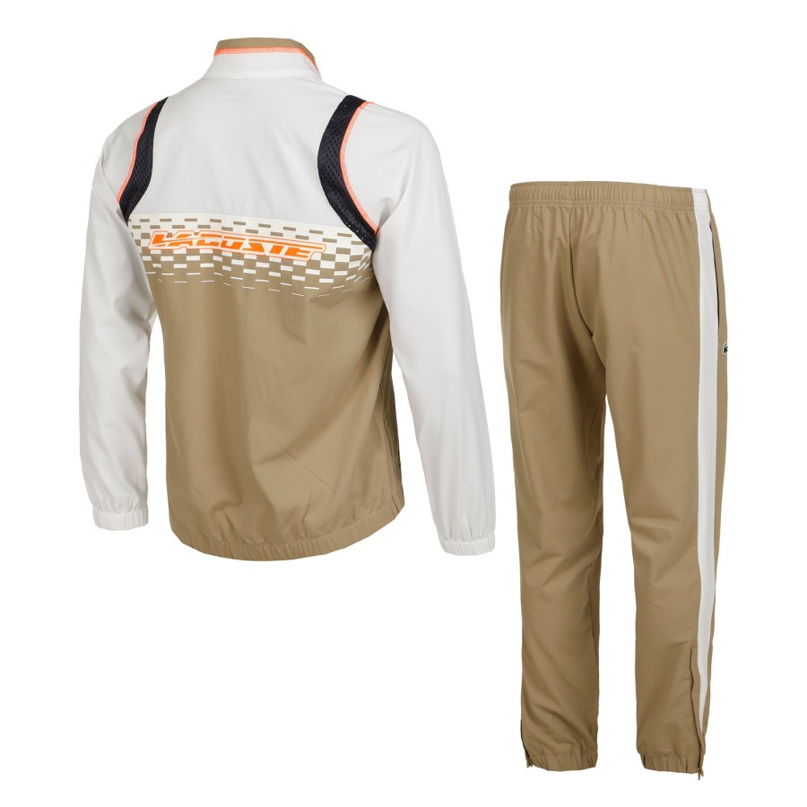 Tenniskleding Lacoste | Trainingspak Heren Wit, Beige