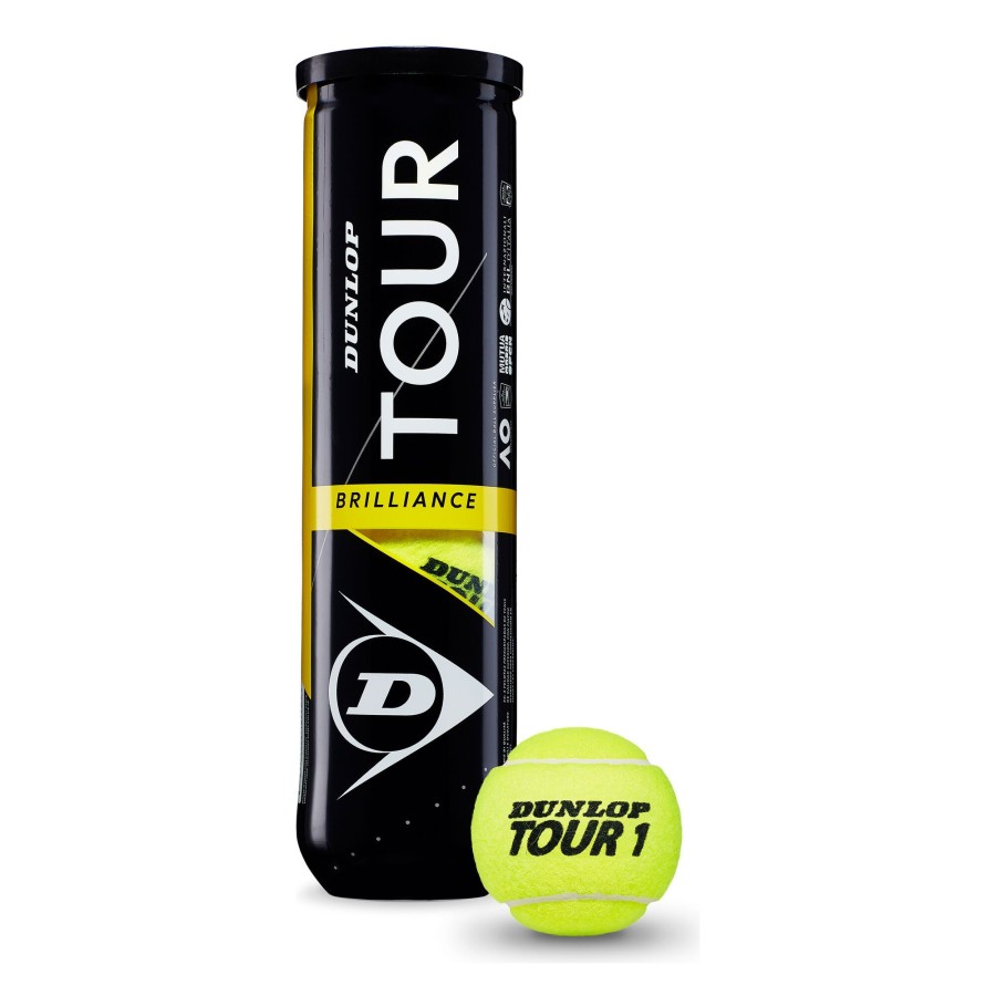 Tennisballen Dunlop | Tour Brilliance Verpakking 4 Stuks