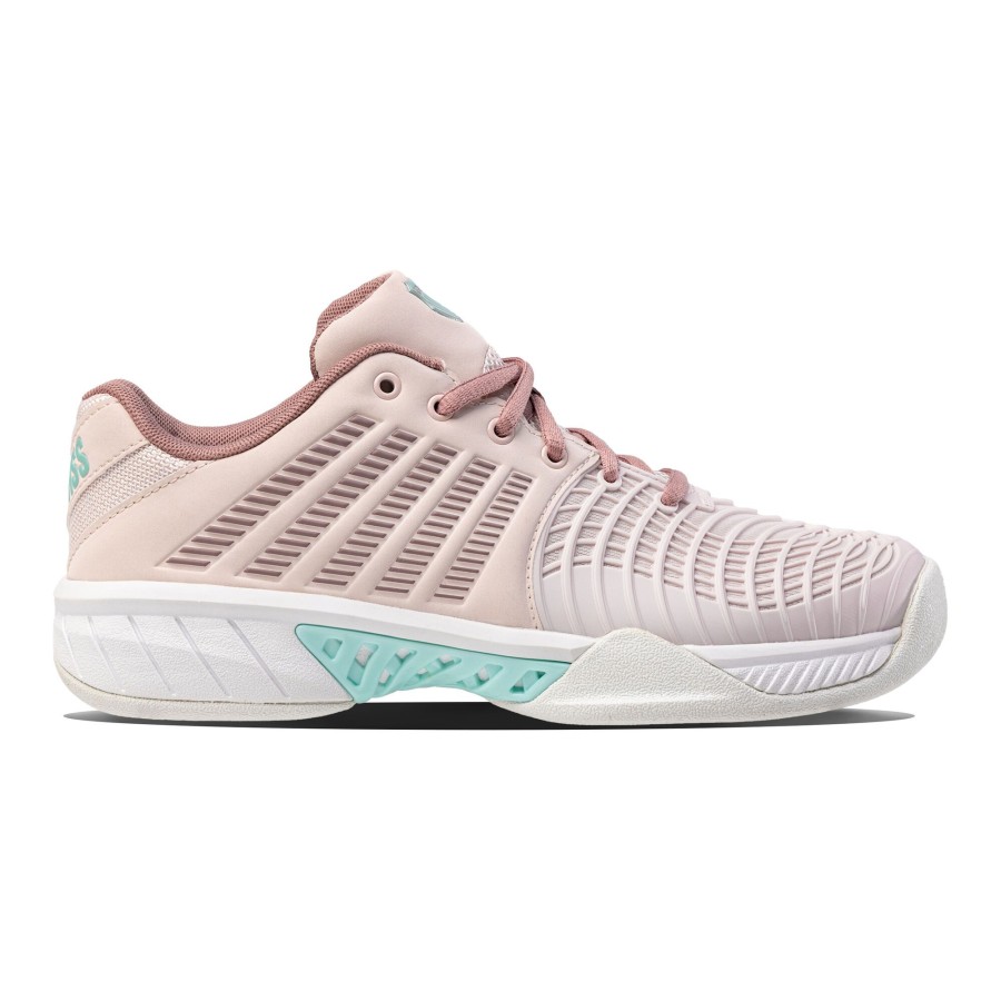 Tennisschoenen K-Swiss | Express Light 2 Tennisschoen Tapijt Dames Oud_Roze, Donkerrood