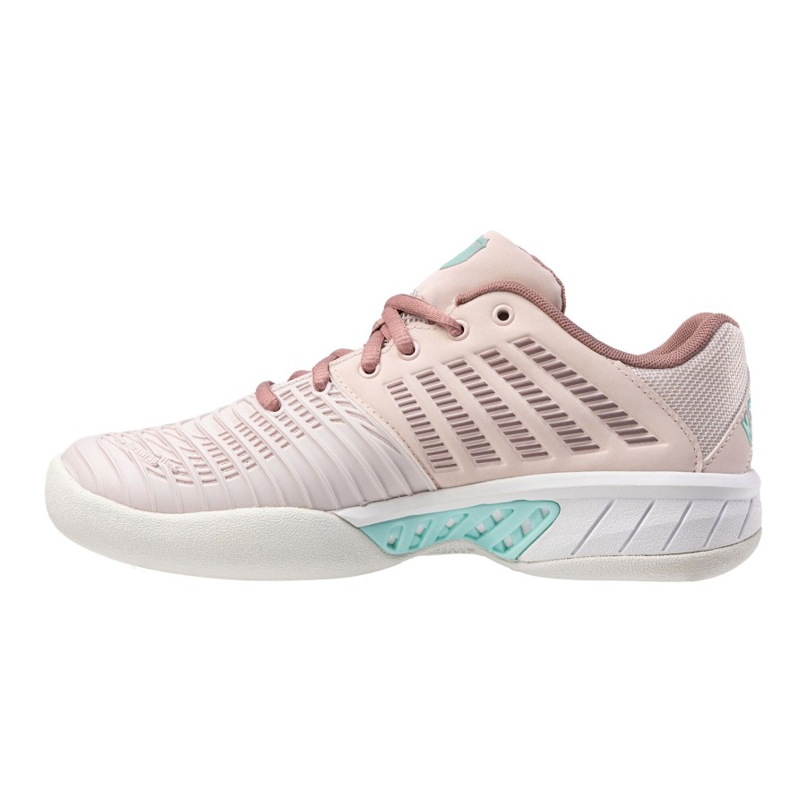 Tennisschoenen K-Swiss | Express Light 2 Tennisschoen Tapijt Dames Oud_Roze, Donkerrood